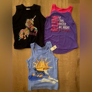 Girl tanks -lot of 3